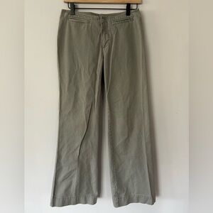 Vintage Abercrombie & Fitch Grey 100% Cotton Chino Pants, Women’s, Size 2